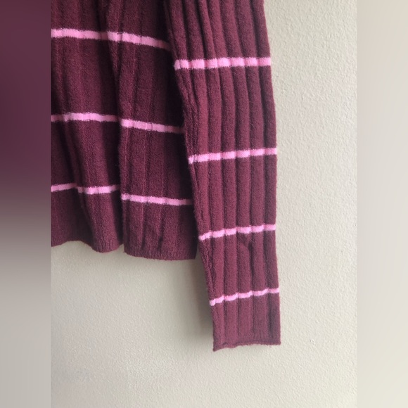 NEW Madewell Women’s Long Sleeve Pullover Stripped Wool Soft Sweater Size M - Picture 14 of 16